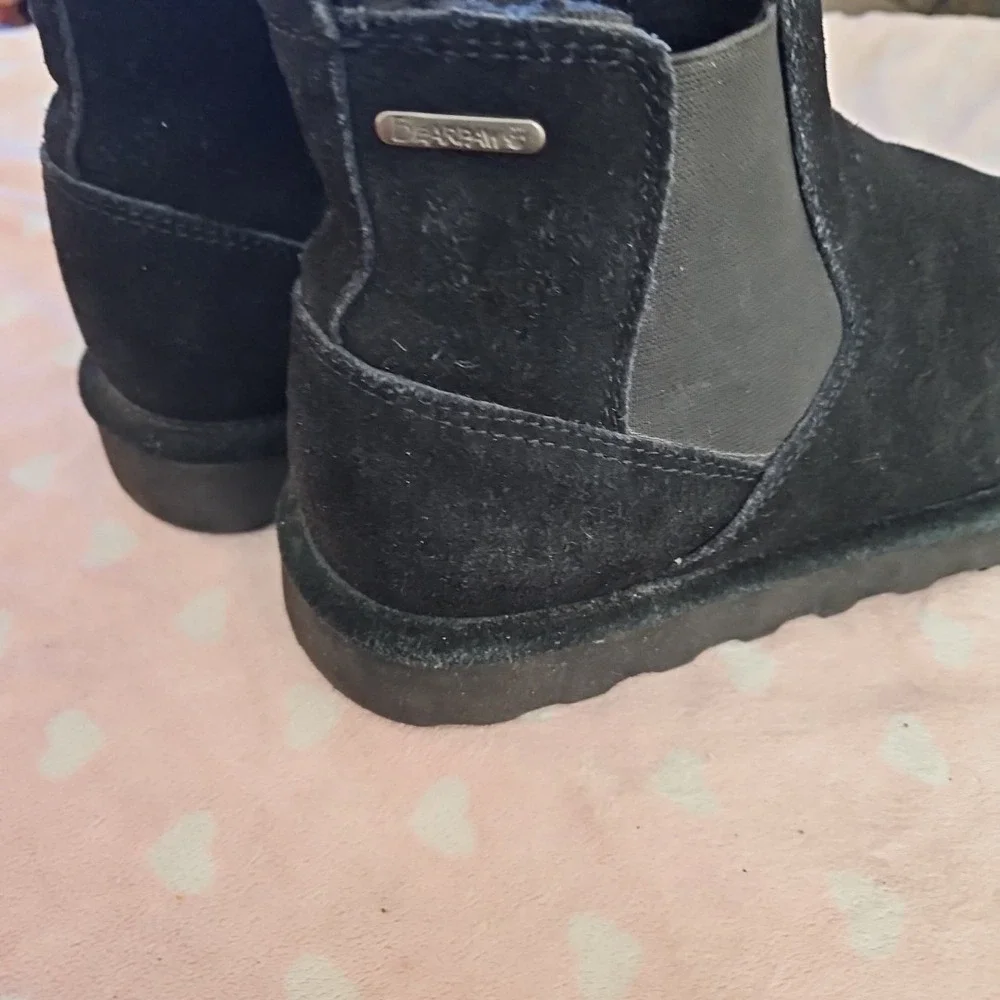 Bearpaw Marcus Men's Suede‎ Leather Water Resistant Bootie Black Chukka